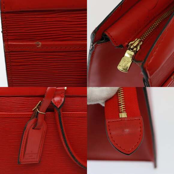 LOUIS VUITTON Epi Riviera Hand Bag Red M48187 - Picture 11 of 13